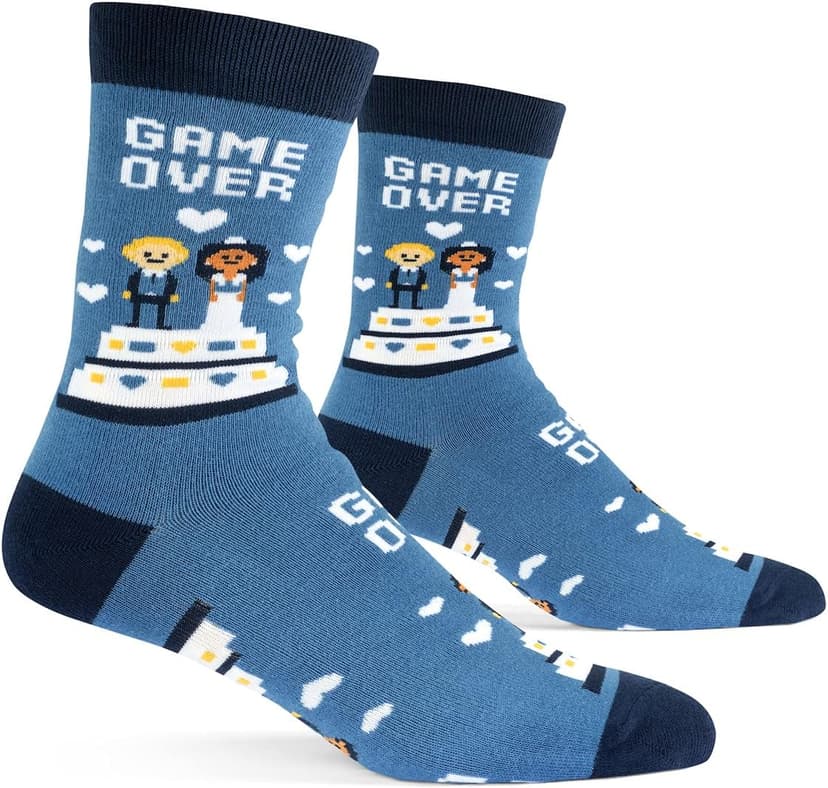 Lavley Funny Wedding Socks For Men and Women - Gifts For Groom, Groomsmen, Bride, Bridesmaids and Wedding Party