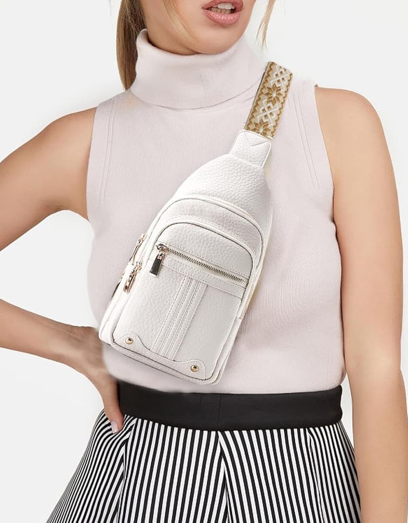 Christmas Gifts for Mom Wife Crossbody Bags Gifts for Women Birthday Gifts for Her Small Crossbody Sling Bag Fanny Pack Chest Travel Anti Theft Purse Unique Secret Santa Mothers Day Gift Ideas