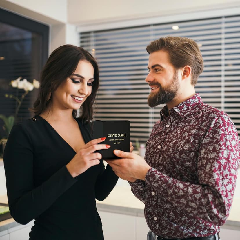 Lavender Scented Mom's Funny Christmas Candle