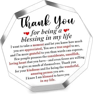 Thank You Gifts for Coworkers Women Man Mentor Gifts for Women Appreciation Gift for Friends Bestie Thank You Plaque Home Office Decor Coworker Leaving Gift