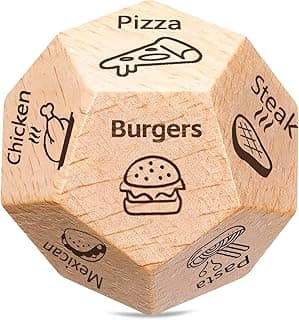 Stocking Stuffers for Men Women Adults, Anniversary Christmas Birthday Gifts for Men Women, Date Night Dice Couples Gift for Him Her, Dinner Decider Dice, Valentine's Day for Him Her