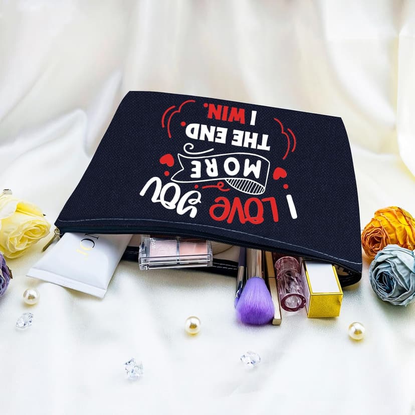 I Love You Gifts for GF Valentines Gift Bags Valentines Day Gift I Love You Cosmetic Bag for Her Anniversary Bag for Girlfriend Wife Women