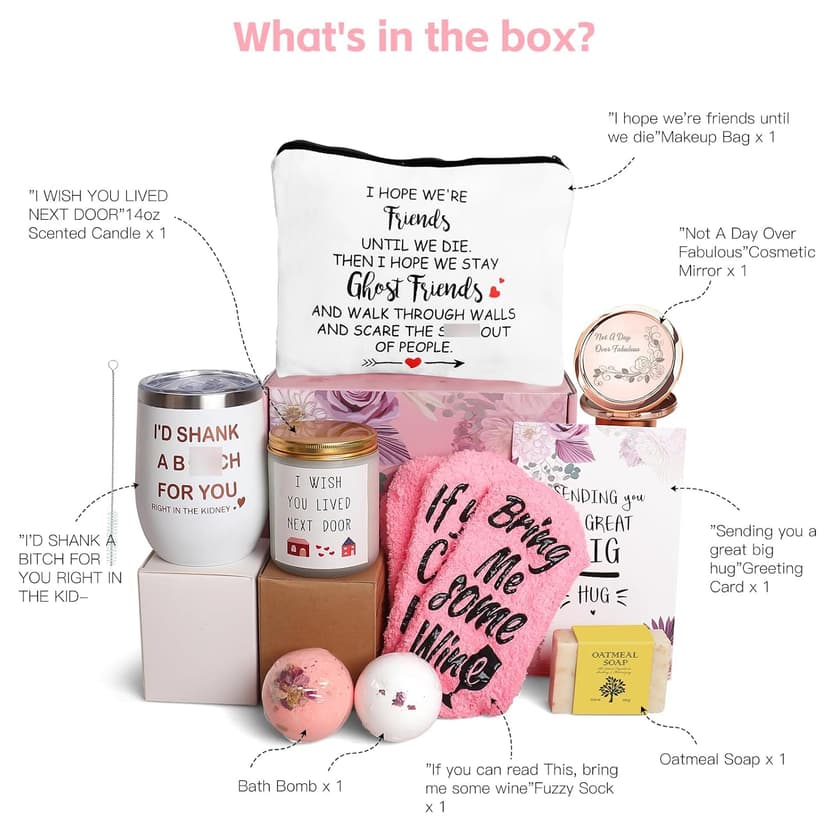 Birthday Gifts for Women Best Friend, Best Friend Birthday Gifts, Friendship Gifts, Bff Gifts, Gifts for Best Friend, Funny Gifts for Women, Gifts for Women Friends Female Mothers Day, Birthday Gifts