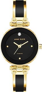 Anne Klein Women's Genuine Diamond Dial Bangle Watch