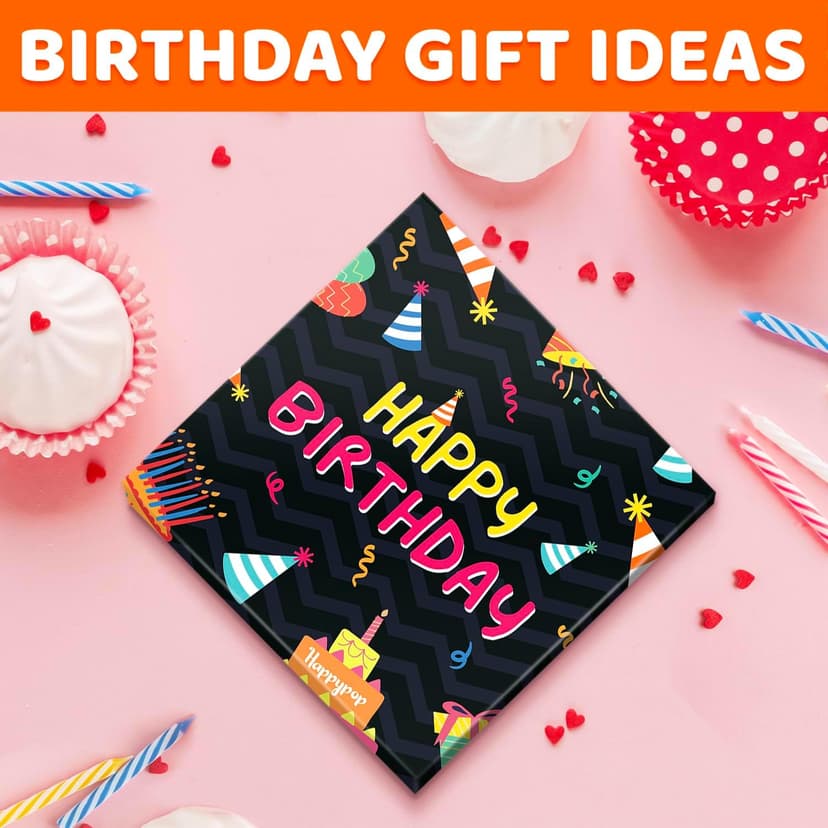 HAPPYPOP 50TH 60TH Birthday Gift Ideas - Men Birthday Socks for 50 60 Year Old Man Dad Him