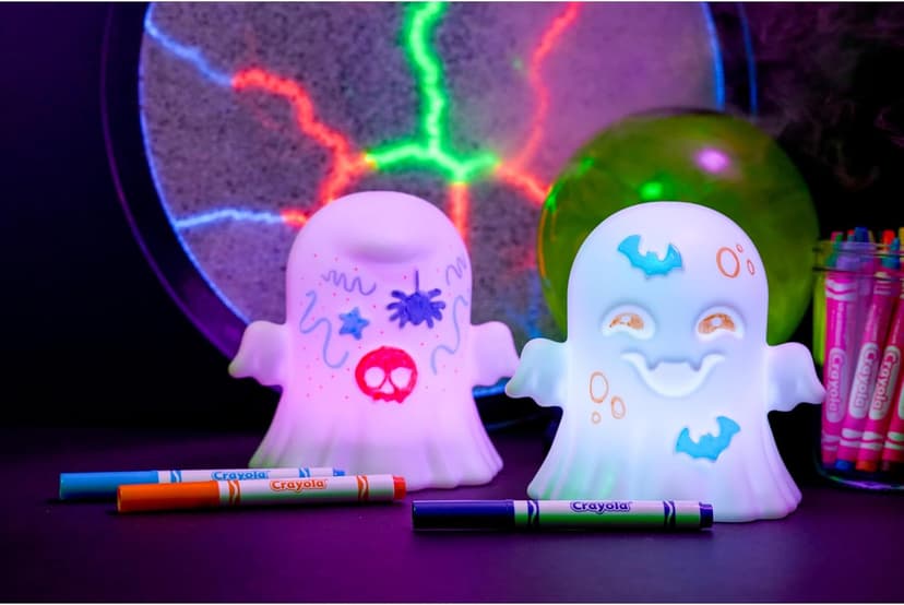 Crayola Light-Ups - Ghost, Reusable Coloring Toy & Craft Kit, Light Up Ghost, Cute Halloween Decor & Night Light for Kids, Halloween Toy, Ages 4+