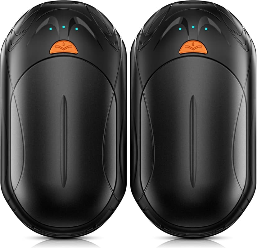 AI Hand Warmers Rechargeable 2 Pack,6000mAh Rechargeable Hand Warmer,20Hrs Long Heating Electric Hand Warmer,Portable Pocket Heater,Pocket Size Hand Warmer, Gifts for Christmas