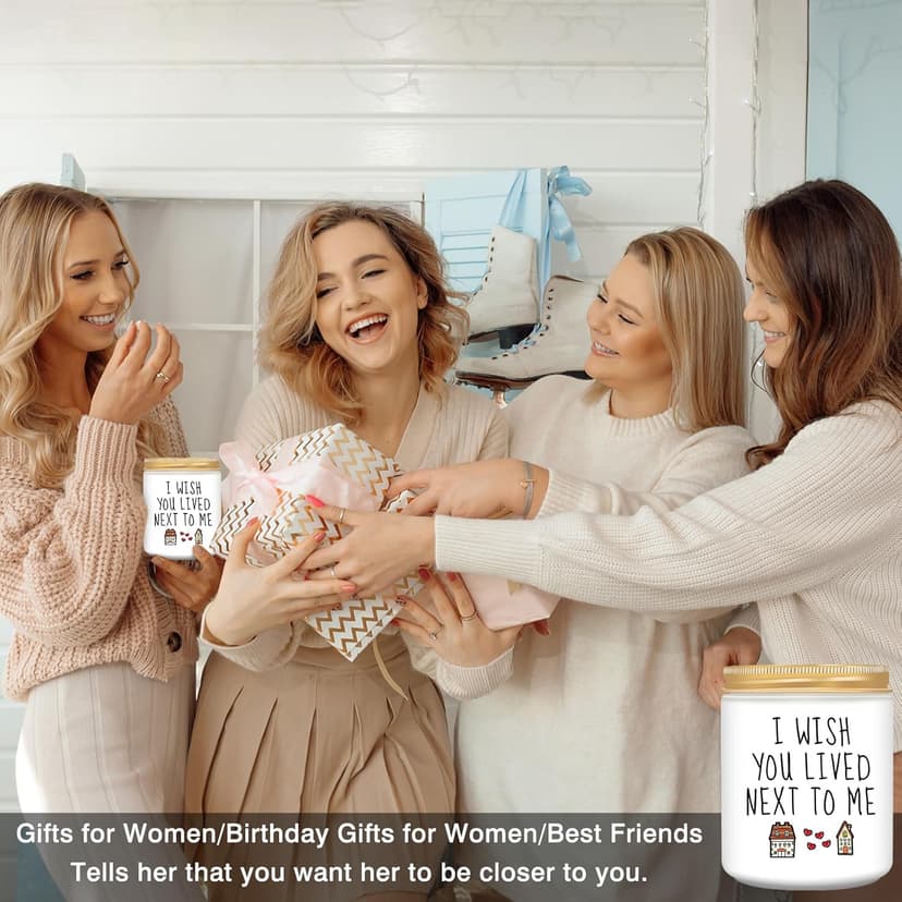 Homsolver Gifts for Women, Birthday Gifts for Women, Unique Friendship Gift for Best Friend Birthday, Her, BFF, Sisters, Besties, Mom - Funny Lavender Scented Candles