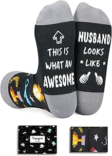 HAPPYPOP Awesome Gifts For Men - Cool Gifts For Son Brother Uncle Nephew Dad Husband, Funny Men Socks