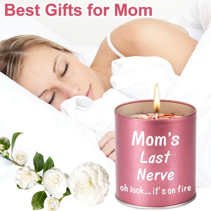 Birthday Gifts for Mom from Daughter Son Kids Mothers Day Gifts Stocking Stuffers Christmas Presents Great ldeas Funny Mom Gift,9oz Scented Candles