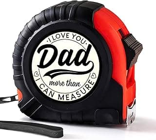 Dad Gifts from Daughter Son for Fathers Day Measure Tape - Cool Fathers Day Presents - Birthday Gifts for New Girl Son Best Dad - Woodworking Carpenter Measuring Tape