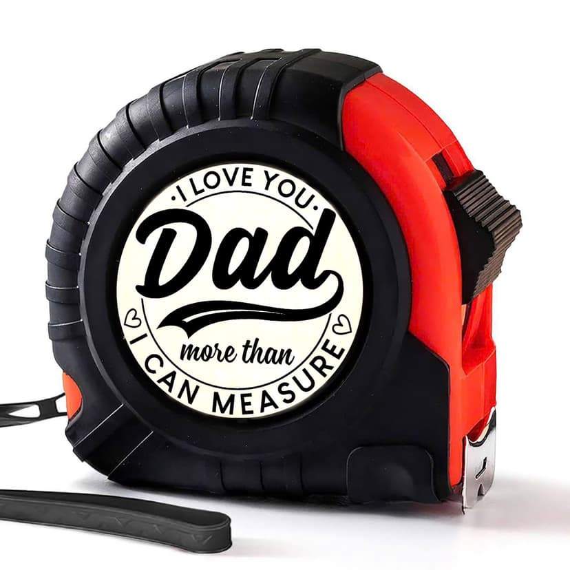 Dad Gifts from Daughter Son for Fathers Day Measure Tape - Cool Fathers Day Presents - Birthday Gifts for New Girl Son Best Dad - Woodworking Carpenter Measuring Tape