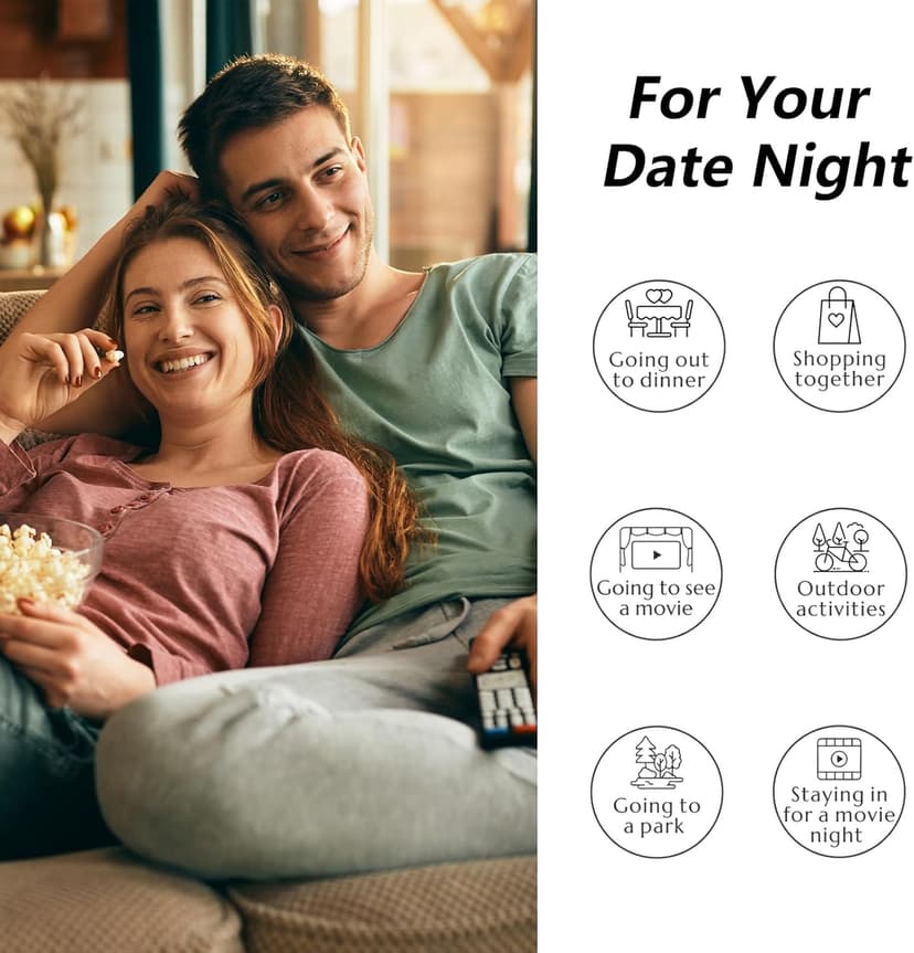 Funny Gifts for Wife Date Night Dice for Couple Valentines Gifts for Him Her Boyfriend 6 Year Anniversary Iron Gifts for Husband Food Decision Dice Wedding Gifts Stocking Stuffers for Women Men