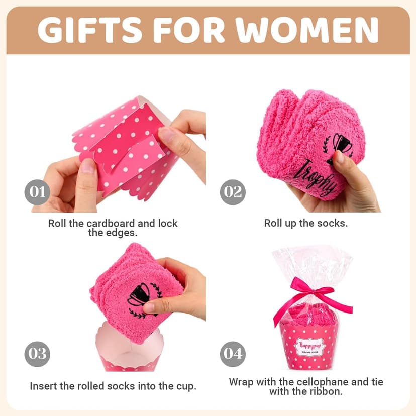 HAPPYPOP Gifts for Her Women - Mothers Day Gifts Socks for Aunt Grandma, Wife Mother Socks