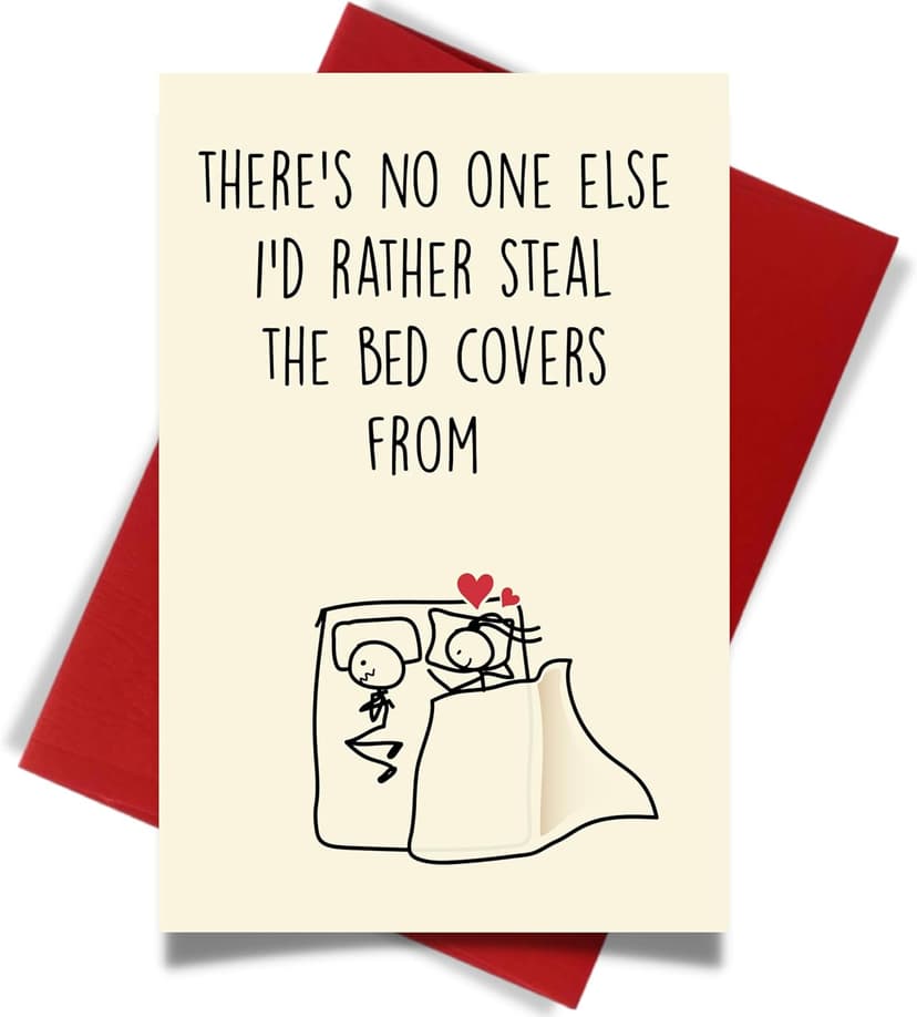 Cheerin Funny Anniversary Card with Envelope - Hilarious Greeting Card for Couples - Birthday Gift for Husband or Boyfriend from Wife or Girlfriend