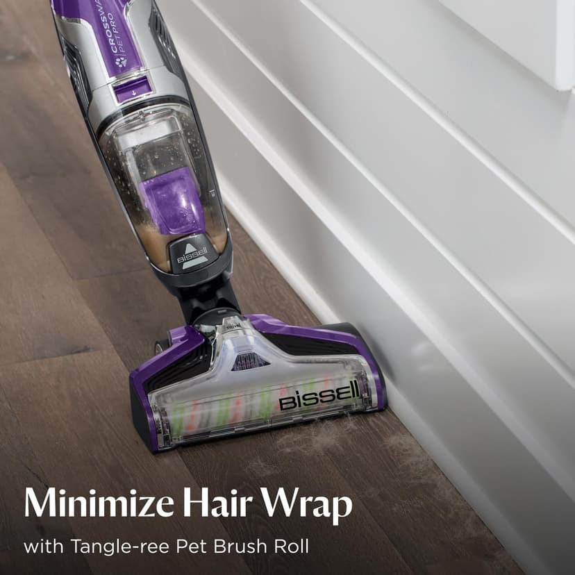 BISSELL Crosswave Pet Pro All in One Wet Dry Vacuum Cleaner and Mop for Hard Floors and Area Rugs, Purple, 2306A