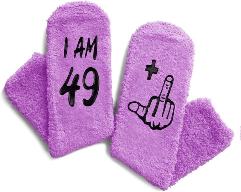 HAPPYPOP 50th Birthday Gifts Ideas - Socks for Turning 50 Year Old Friends Him Her Women Man