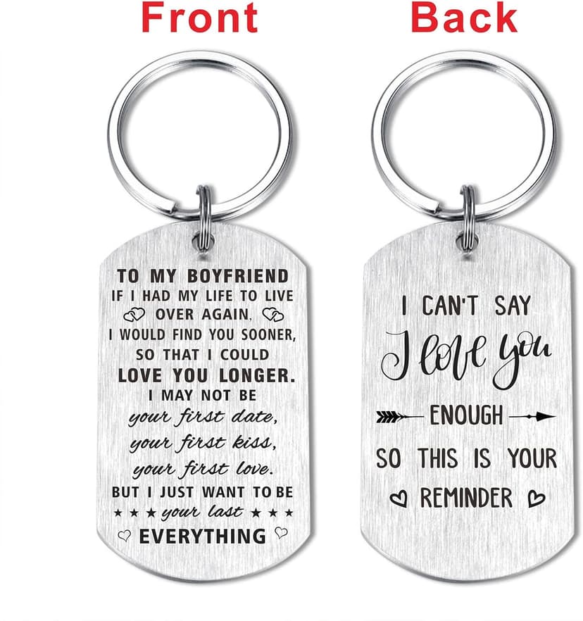 Yobent I Love You Boyfriend Gifts, Personalized Boyfriend Birthday Wedding Anniversary Present from Grilfriend