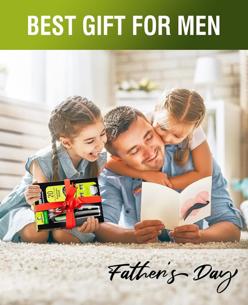 SHPAVVER Beard Trimmer for Men: Vacuum Mustache Trimmer for Less Mess -IPX7 Waterproof- Rechargeable Electric Beard Cutting Kit with Adjustable Length Comb-Built-in Vacuum for Sideburns/Stubble