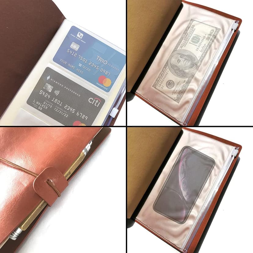 Friendship Gifts for Women Men - Inspirational Best Friend Definition Leather Journal Notebook Vintage Travel Journal Embossed Writing - Friendship Bestie Gift for Birthday Graduation Christmas