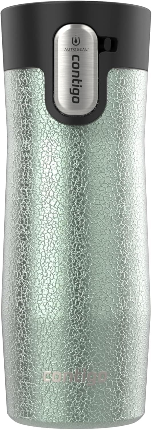 Contigo AUTOSEAL West Loop Vacuum-Insulated Stainless Steel Travel Mug with Easy-Clean Lid 16 oz