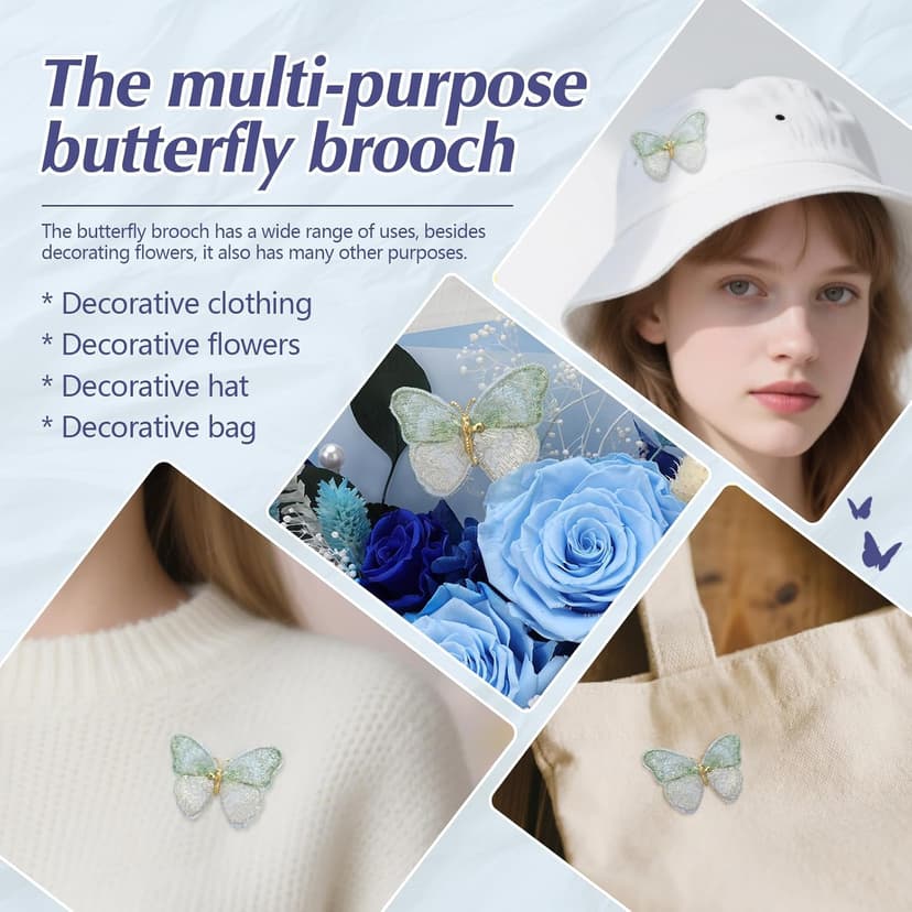 Casaido Preserved Flowers for Delivery, 6 Blue Roses Bouquet, Birthday Gifts for Women, Christmas Rose Gifts for Mom Wife Girlfriend, Forever Real Flowers for Valentines Day Anniversary