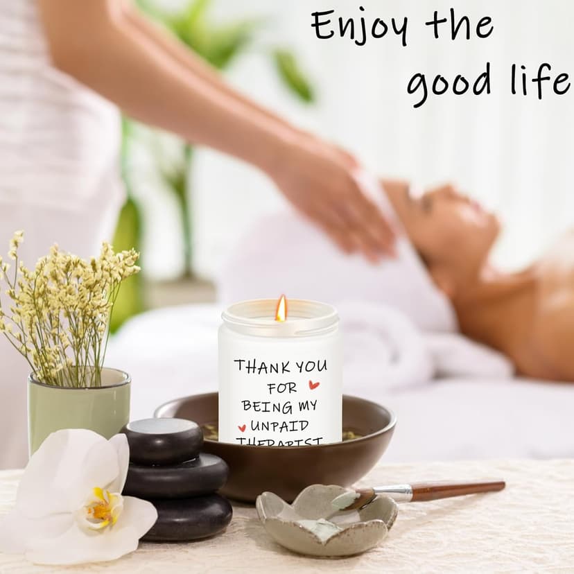 Best Friend Birthday Gifts for Women, Funny Friendship Sister Boss Coworkers Bestie mom Gag Gift for Her, Lavender Scented Candles