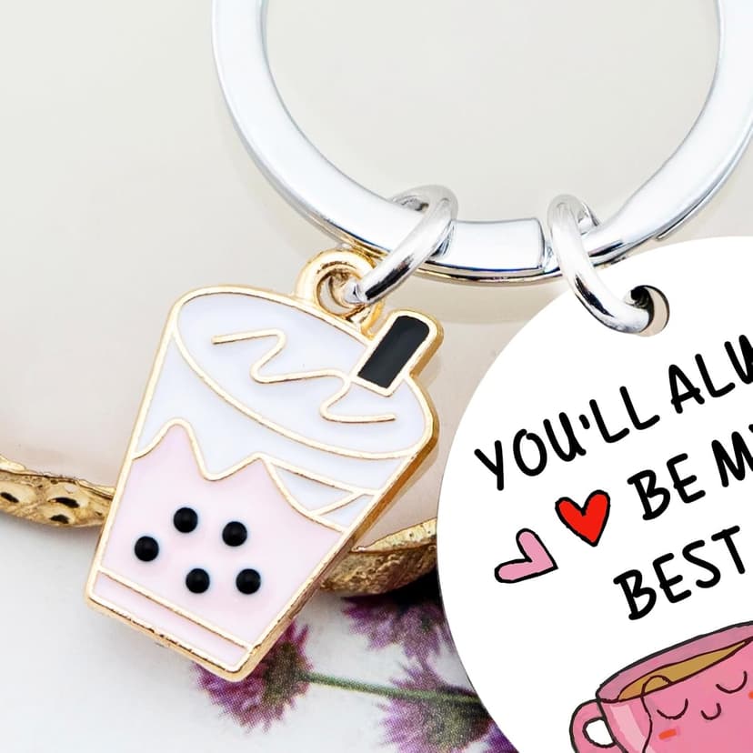 OEHEDOU Bestie Gifts for Women Best Friends - Cute & Funny Keychain Gifts