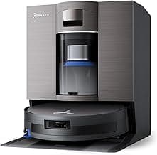 ECOVACS DEEBOT X11 OmniCyclone Robot Vacuum and Mop, PowerBoost Charging, OZMO Roller 2.0 Instant Self-Washing Mop, 19,500Pa Blast Suction, Bagless OmniCyclone Station, AIVI 3D Smart Navigation