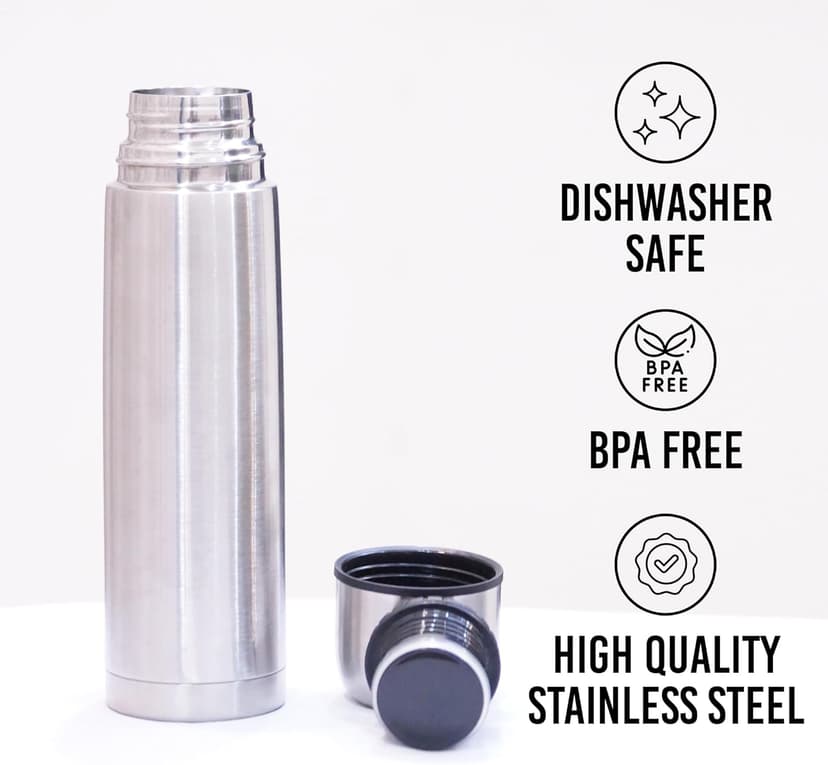 Best Stainless Steel Coffee Thermo, BPA Free, New Triple Wall Insulated, Hot & Cold for Hours. (34 OZ/1000ML)