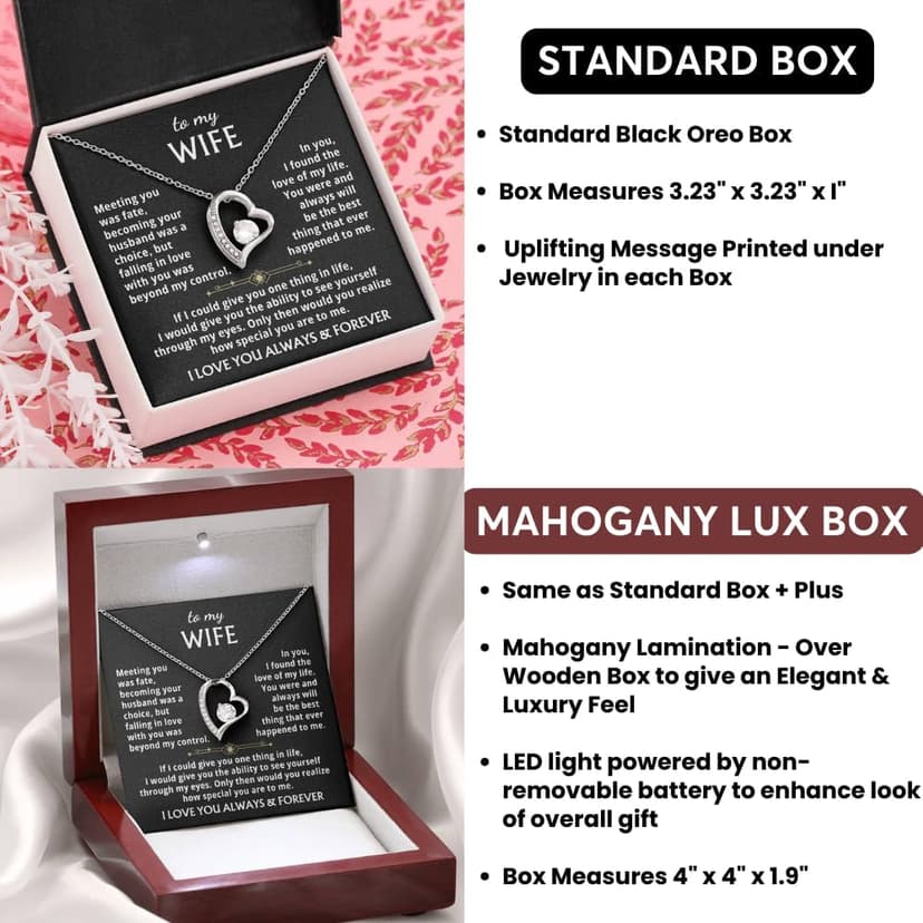 Jewelry To My Wife - The Best Thing That Ever Happened To Me, Forever Love Necklace, Gift for Her, Romantic Christmas Birthday Valentine Gift