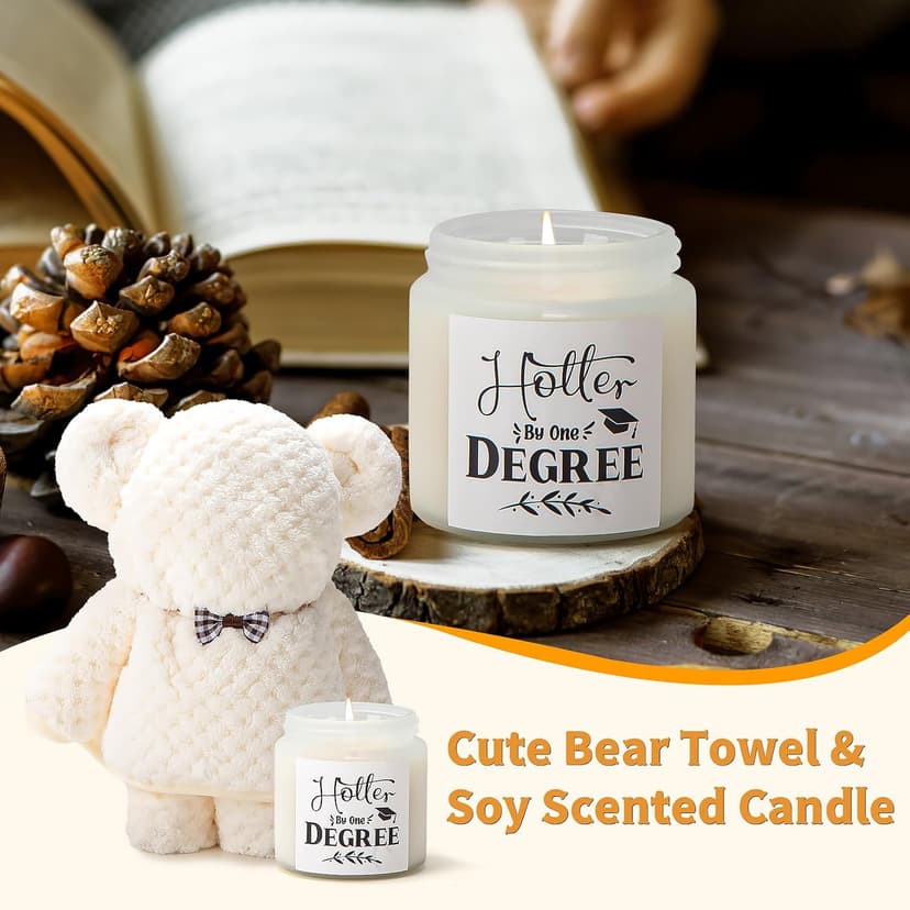 Graduation Gifts for Her Him 2025 College Graduation Gift for Women, Daughter, Sister, Friend Congratulations Gifts for Graduate Personalized Graduation Gifts with Tumbler, Beartowel