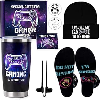 Gamer Gifts for Men Teens Boys, Cool Gaming Gift Bulk Set for Game Lover, Gaming Mugs, Teen Boy Gift Gaming Stuff, Birthday Valentine Christmas Gifts for Gamers Men Girl Boyfriend Husband Teenage Idea