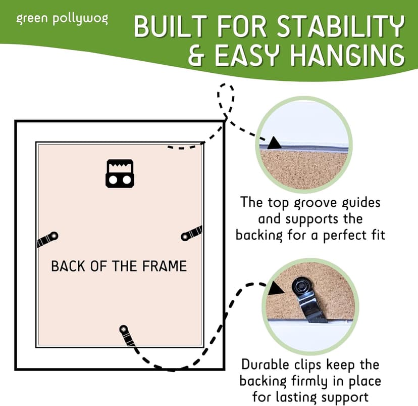 Green Pollywog 5-Opening Paw Print Collage Frame | Paw Print Picture Frame | Display for Photos for Pets | Dog Mom Gift | Dog Dad Collage | Pet Memorial Picture Gallery