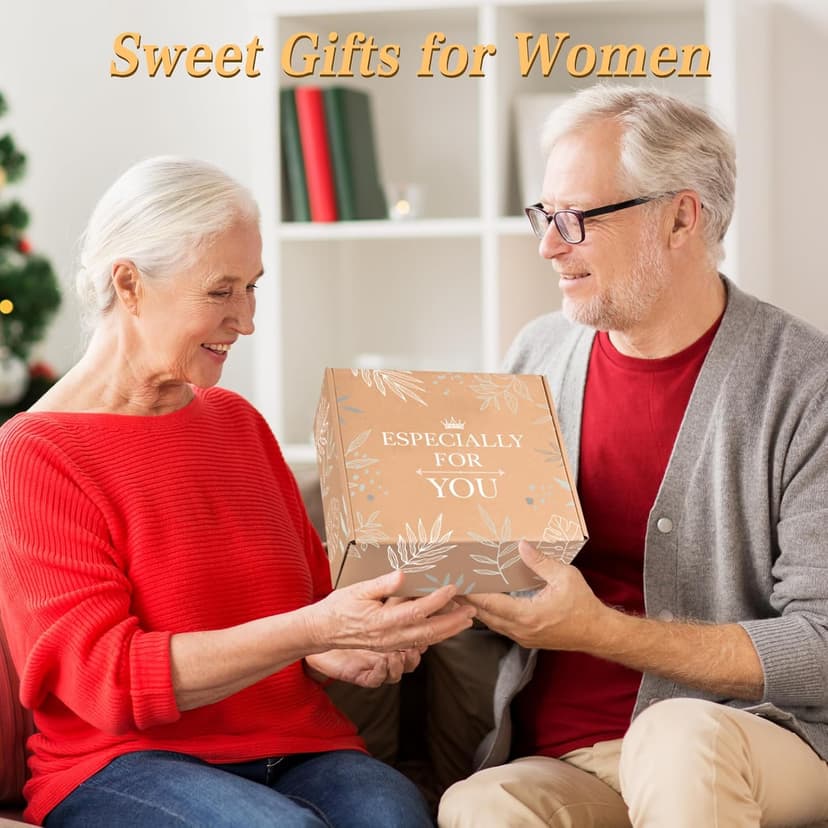 80th Birthday Gifts for Women, Cool Gifts for 80 Year Old Women, Eighty Birthday Tote Bag Glass Cup Candle Gift Basket Ideas Daughter Mom Sister Friend Wife Coworkers