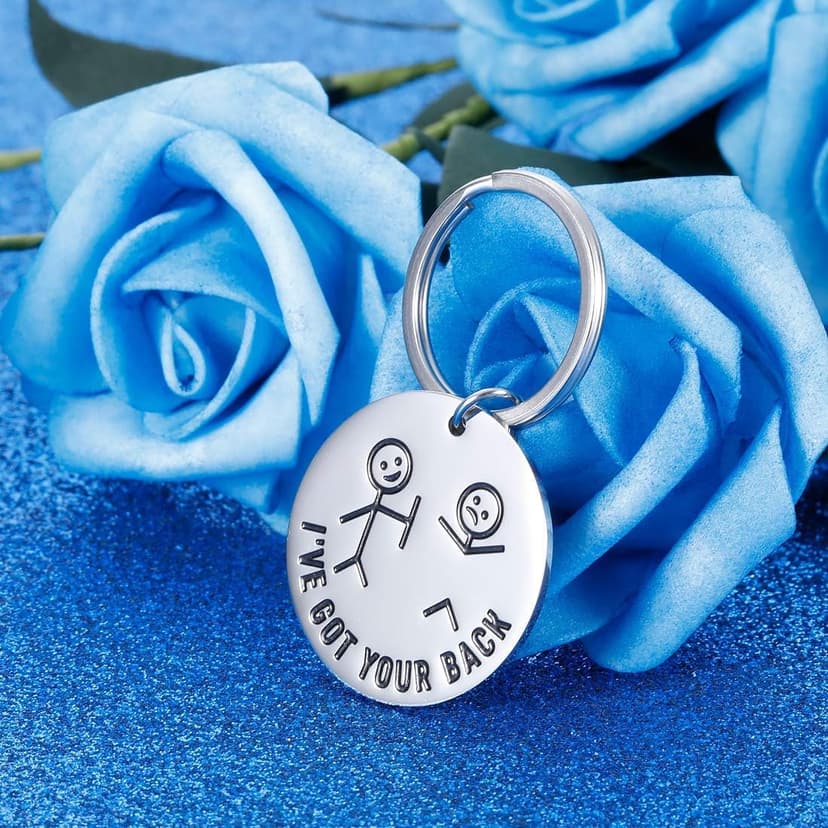 Octamber Funny Gifts Best Friend Keychain for Friends BFF Besties I Got Your Back Keychain