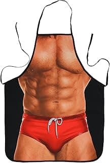 Landisun Apron Kitchen Chef Cooking Gag Gift Creative Funny Grilling Baking