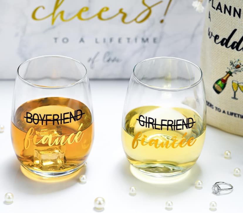 Engagement Gifts for Couples Women Newly Engaged Gift for Her Fiance Gifts for Women Unique Engagement Decorations Just Engaged Present Ideas for Her Him Bride Men Future Mr and Mrs Best Friend