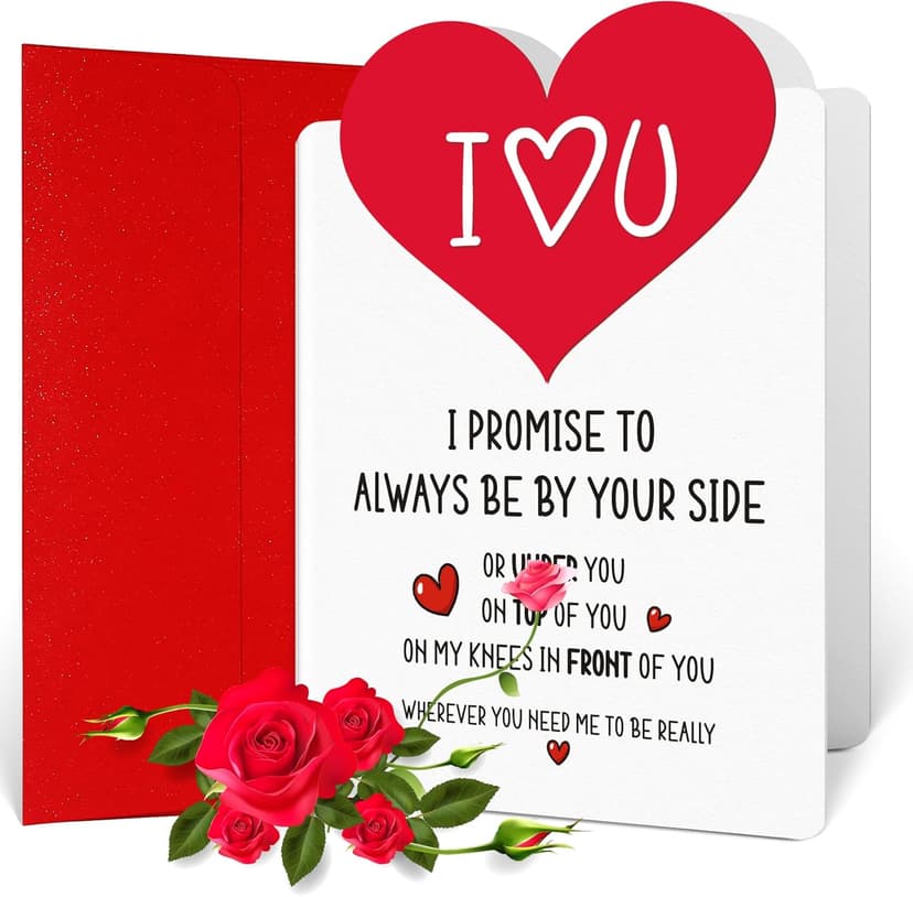 Valentines Day Card Gifts for Him Husband Boyfriend - Mens Valentine's Gifts, Funny Valentines Day Card - Anniversary Naughty Gift for Men - Valentine's Gift for Him, Husband
