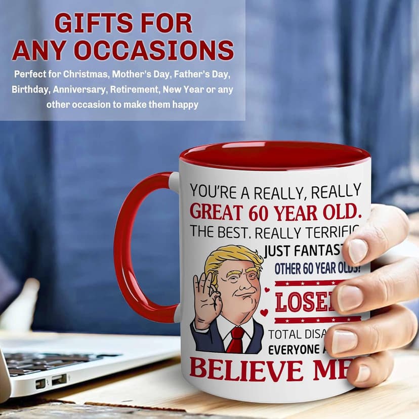 BECHUSKY Gifts for 60th Birthday - 1965 Birthdays Gifts for Men - 60 th Birthdays Decorations Man - Gifts for Women Turning 60 - Ideas for 60s Birthday - 60th Bday Present - Ideas for 60s Bday