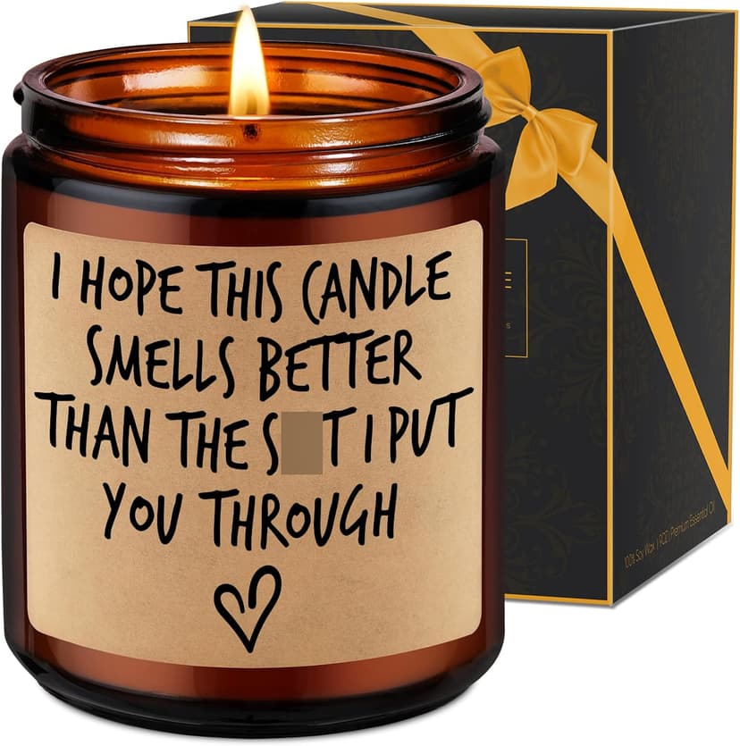 Fairy's Gift Candle I'm Sorry I Love You Gifts for Her Him Mom, Gifts for Wife, Grandma Girlfriend Wife Birthday Presents Ideas, Christmas Funny Presents for Women Men Dad Husband Boyfriend Parents