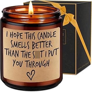 Fairy's Gift Candle I'm Sorry I Love You Gifts for Her Him Mom, Gifts for Wife, Grandma Girlfriend Wife Birthday Presents Ideas, Christmas Funny Presents for Women Men Dad Husband Boyfriend Parents