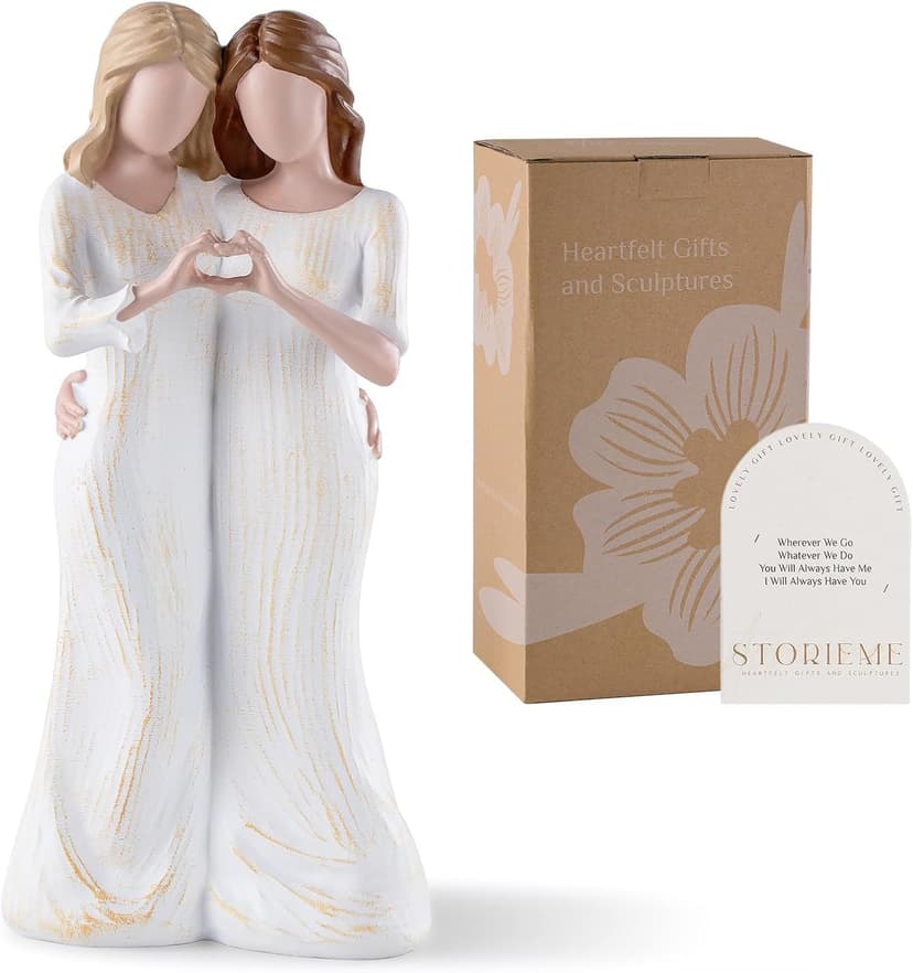 Sister Figurines - Best Friends Gifts for Women, Bestie Friendship Christmas & Birthday Gift