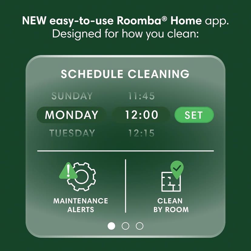 iRobot Roomba 105 Vac Robot Vacuum - Easy to use, Intense Power-Lifting Suction, LiDAR Navigation, Multi-Surface Cleaning, Cleans in Neat Rows, Self-Charging