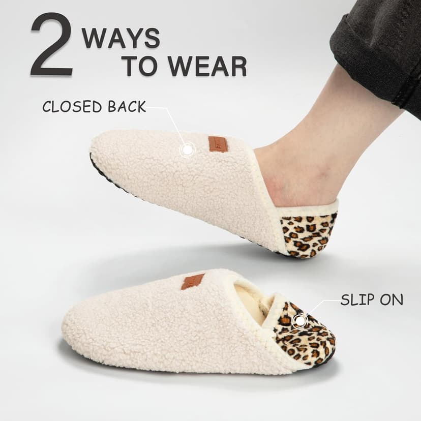 ATHMILE House Slippers for Women Men Indoor Barefoot Slippers Socks Furry Slip on House Shoes Cozy Comfy for Home Bedroom Travel Yoga