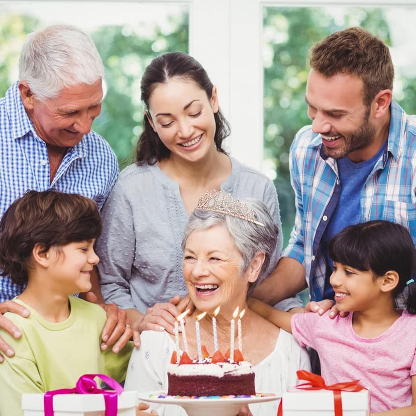 CIEHER 80th Birthday Crown + Sash + Pearl Pin Set, Elegant Gift for Women's 80th Birthday Party Decorations