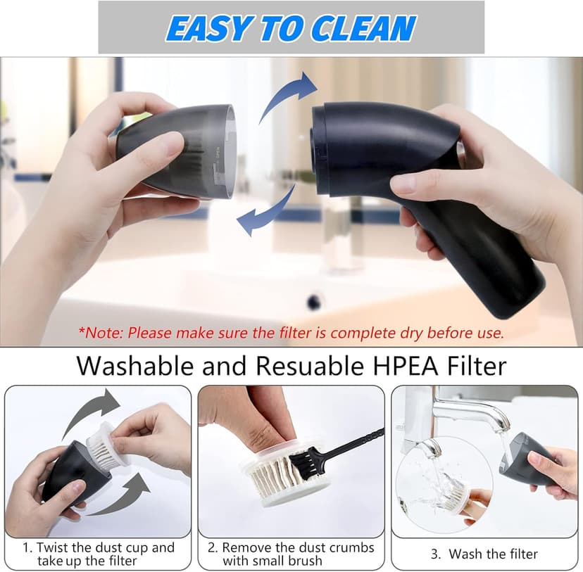 4.3Kpa Keyboard Vacuum Cleaner Mini：Handheld Computer Vacuum Cordless for Car Laptop Sewing Machine Portable Keyboard Vac USB Desk Crumbs Dust Cleaners