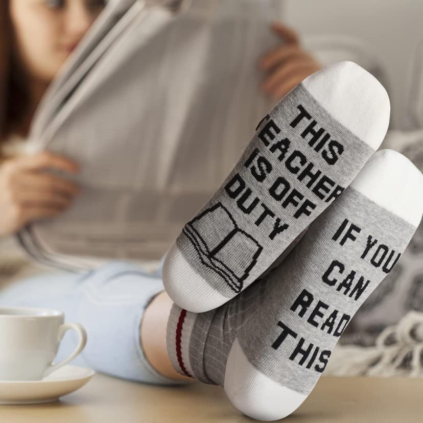 Best Teacher Appreciation Gifts,20 OZ Insulated Tumbler for Women Teacher,Unique Gift Ideas from Students - Funny Socks Thank You Basket Box for New Teachers,Christmas Gifts for Teachers