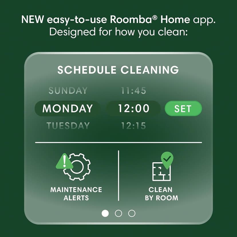 iRobot Roomba 105 Vac Robot Vacuum with AutoEmpty Dock - Self-Empties for 75 Days, Easy to use, Intense Power-Lifting Suction, LiDAR Navigation, Multi-Surface Cleaning, Cleans in Neat Rows