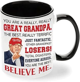 Grandpa Gifts - Grandpa Christmas Gift - Best Grandfather Ever Gifts From Grandchildren - Funny Gift For Grandfather - Father's Day Birthday Christmas Idea - Grandpas Ceramic Mug11 Oz